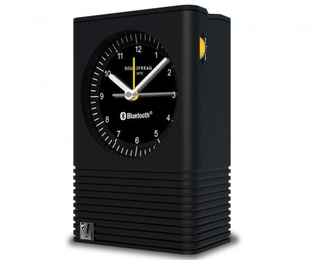 Teleadapt TA-14H-BK SoundRise Black Alarm Clock with 2 USB, Bluetooth, 1-Year Warranty