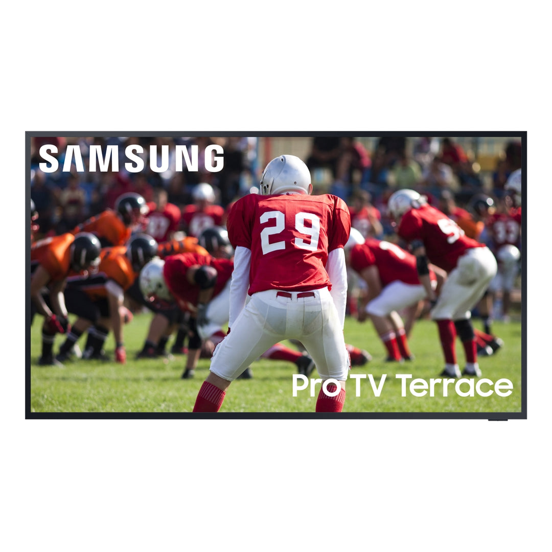 Samsung 75" BHT Terrace Series QLED 4K Outdoor Pro TV Front View