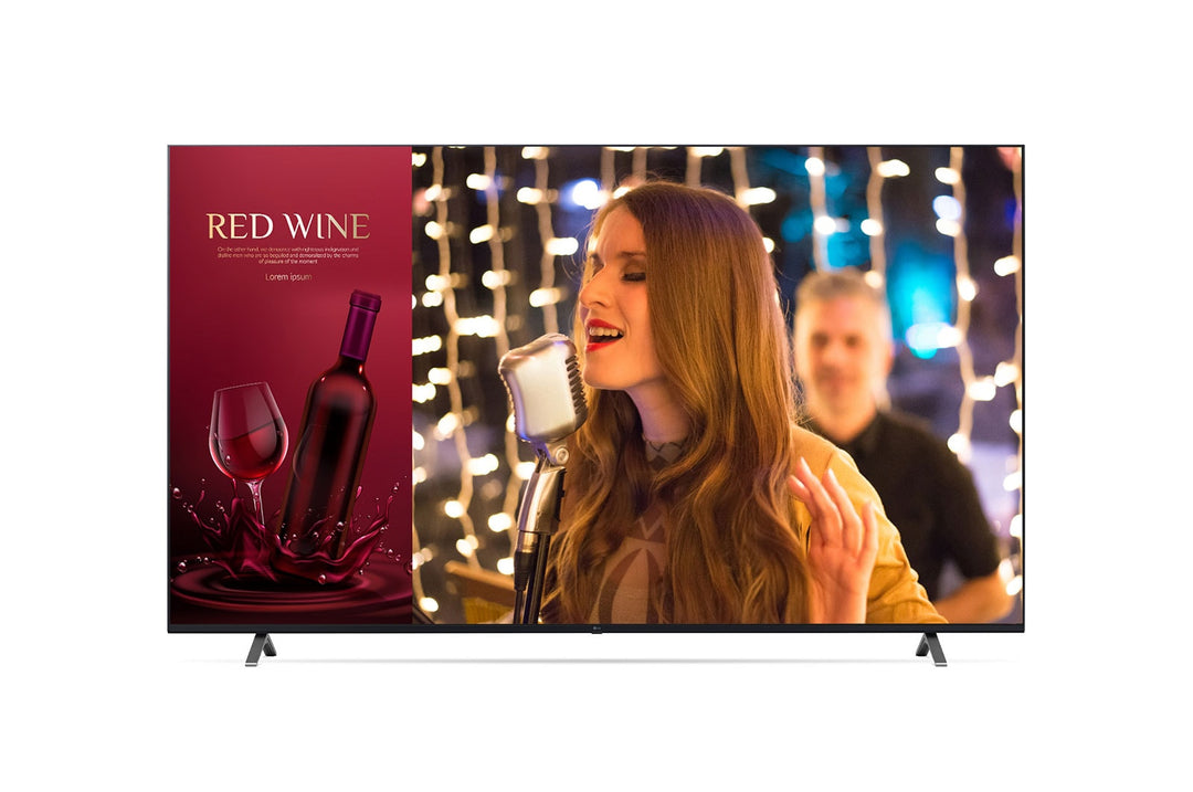 LG 75UR640S 75" 4K UHD TV Signage Front View
