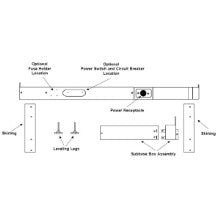 Ptac Sub Base PTAC Subbase Kit for Amana PTAC Units - 265 Volt 15/20 Amp