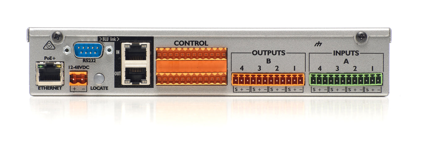 BSS BLU-50 Inputs and Outputs