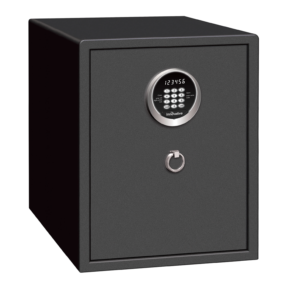 Innovative innSO x Floor Front Load Vertical Manager Safe with Removable Interior Shelf and Upgraded Keyboard Panel