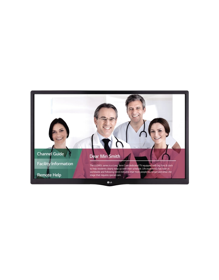 LG 24LT572M 24" Hospitality Healthcare TV Front View
