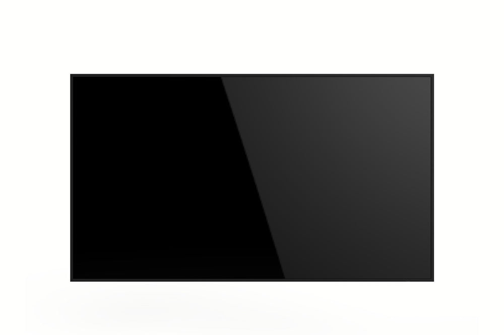 LG 110UM5J 110" UHD Large Screen Signage Display Front View TV Off