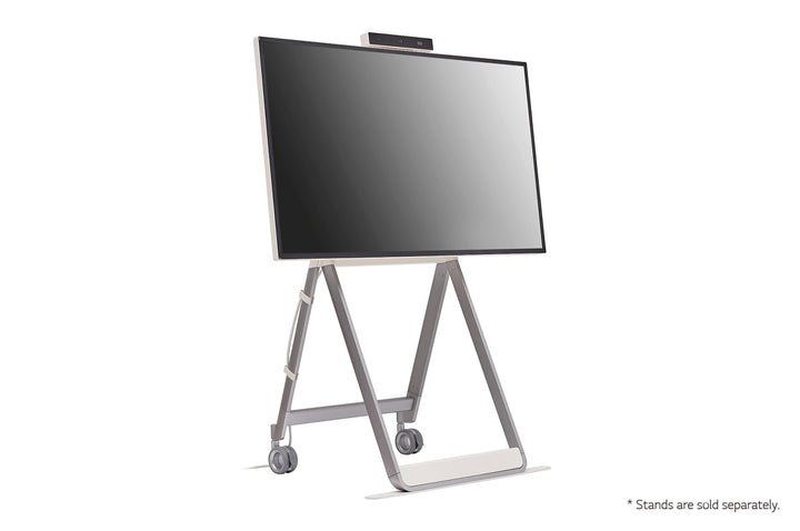 LG 43HT3WJ 43” One:Quick Flex All-in One Meeting & Screenshare Solution for Video Conferencing & Collaboration Tilted Right View