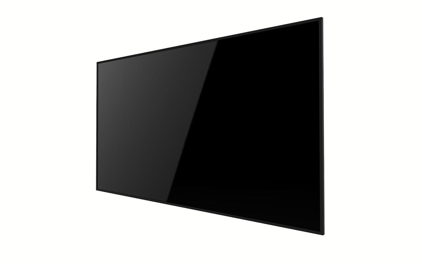LG 98UM5J 98" UHD Large Screen Signage Display Tilt Left View