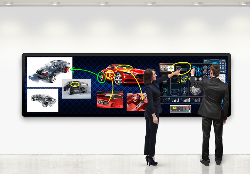 Planar Leyard LED MultiTouch Interactive LED Video Wall