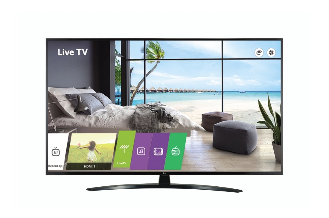 LG 65UT340H9 65" Commercial Grade 4K UHD LED TV Front View