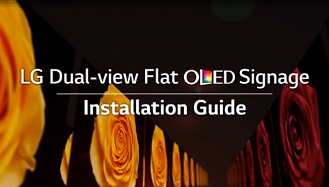 LG 55EH5C 55″ Dual-View Flat OLED FHD Signage, 400 Nits, 18/7, 3 Year Warranty