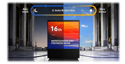 Samsung OM46D-W 46" FHD In-Window High Brightness Digital Signage Display, 2500 Nits, 24/7, 3 Year Warranty