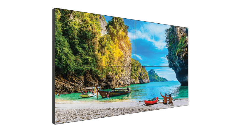 Planar VM55LX-U 55" LCD Video Wall Display, 500 nit,1.8mm Bezel, 24/7, 400 x 400, Landscape or Portrait