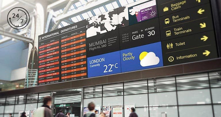Samsung QB75H 75″ QBH series, 4K UHD Signage Display with Embedded Media Player, 300 Nits, 16/7, 3 Year Warranty