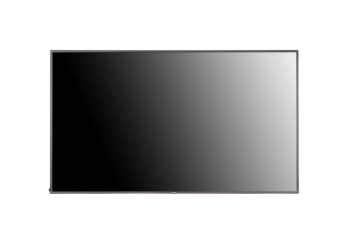 LG 98UH5F-H 98" Slim UHD IPS 4K Digital Signage Front View Screen Off